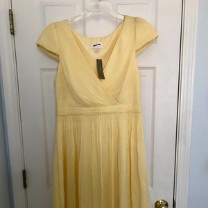 NWT J Crew Yellow Dress - Sz 12!